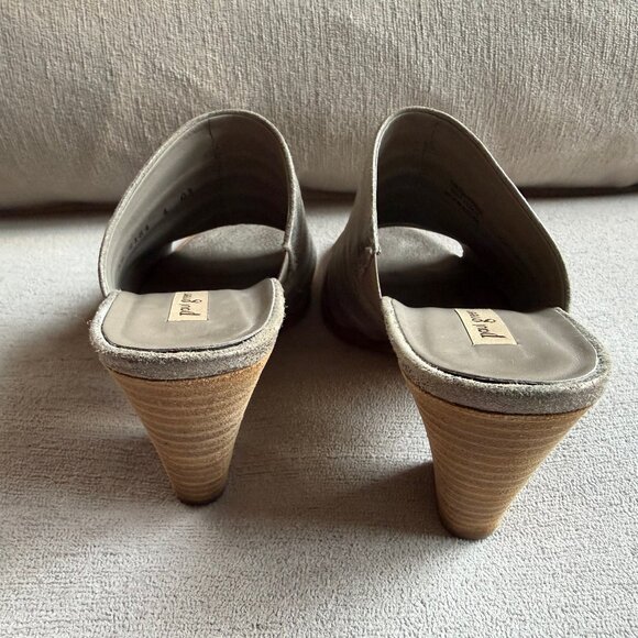 Paul Green Silver Winston Mules size 6.5 - Picture 3 of 6